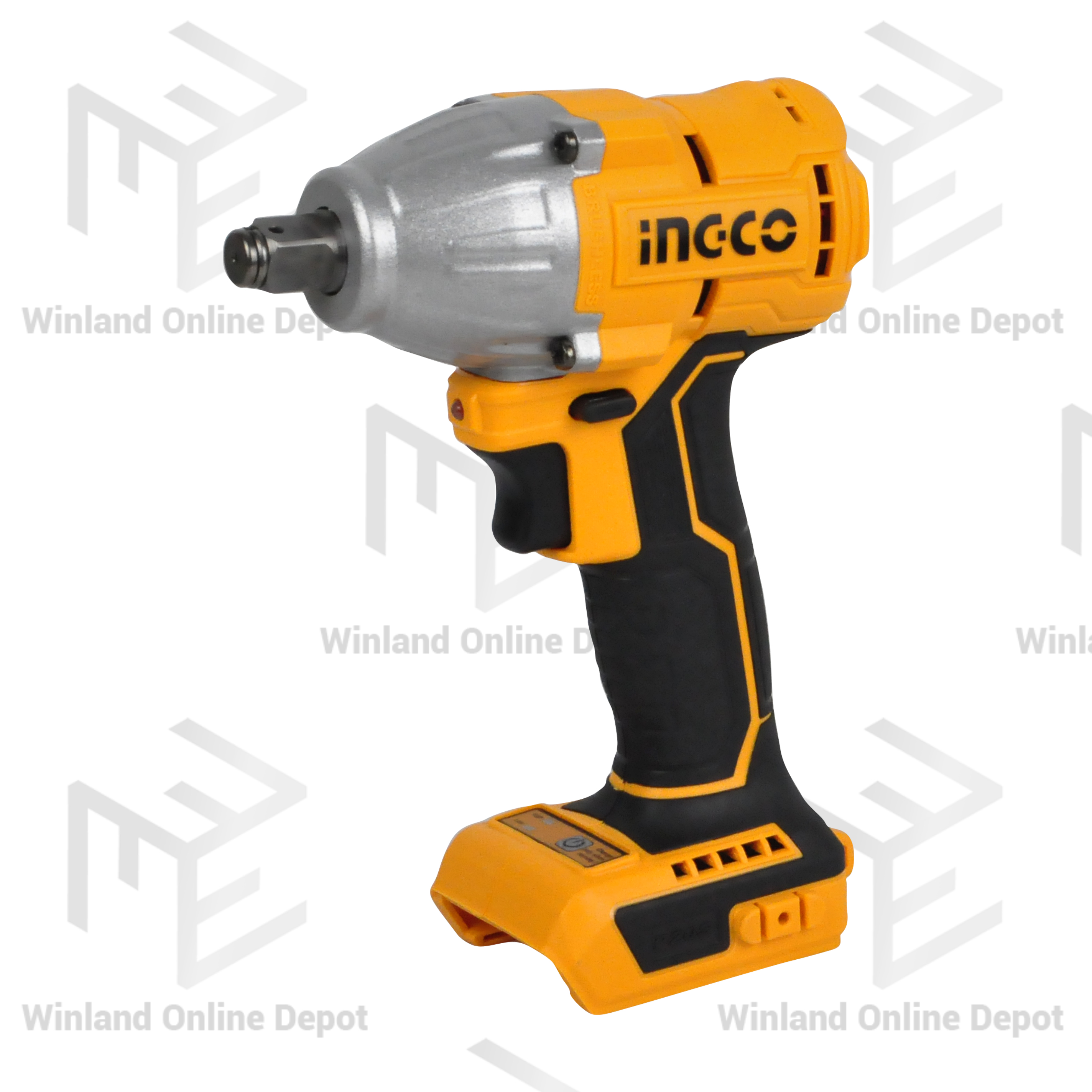 Ingco By Winland Cordless Lithium Ion Brushless Impact Wrench V