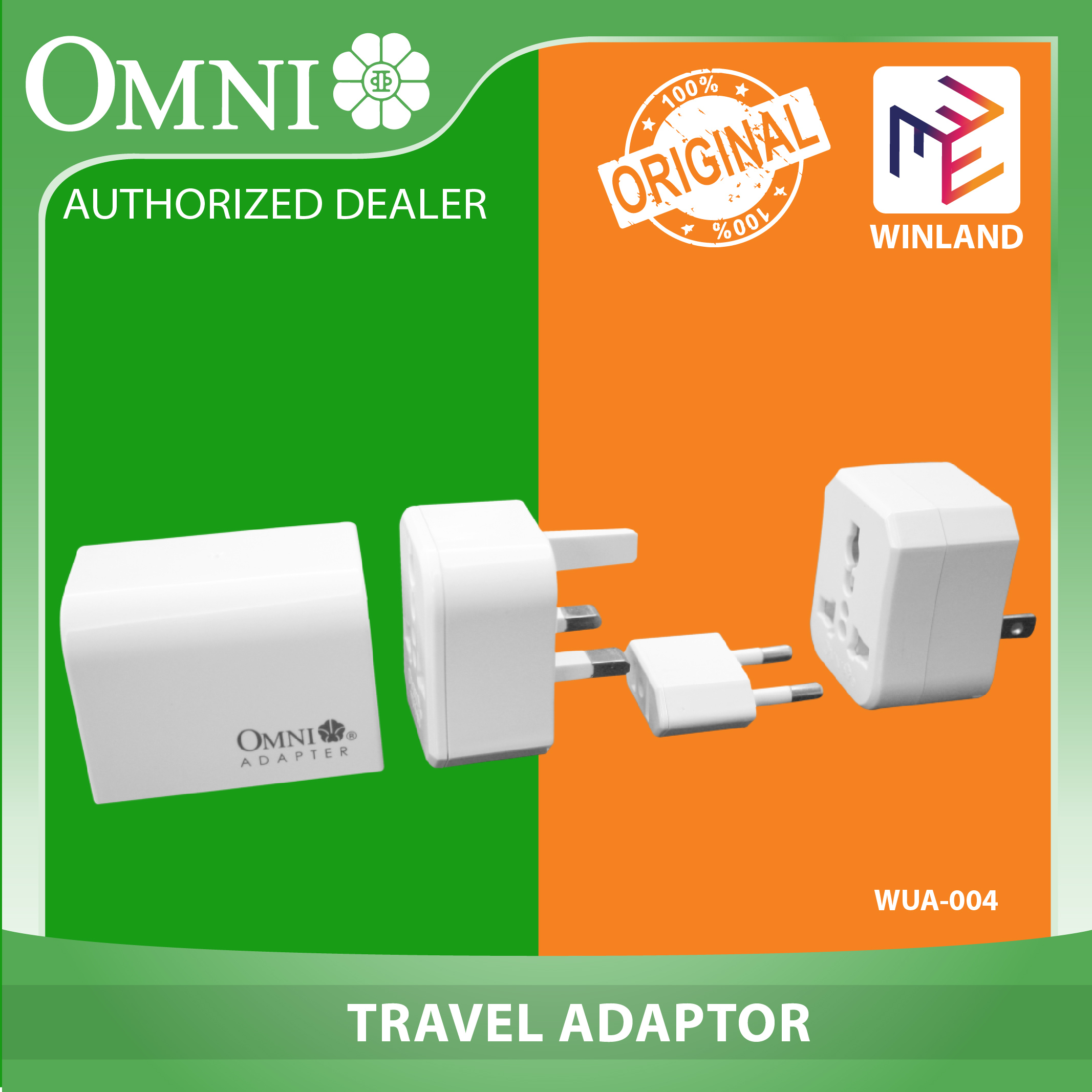 Omni By Winland Nano Universal Travel Adapter Plug Adapter Outlet