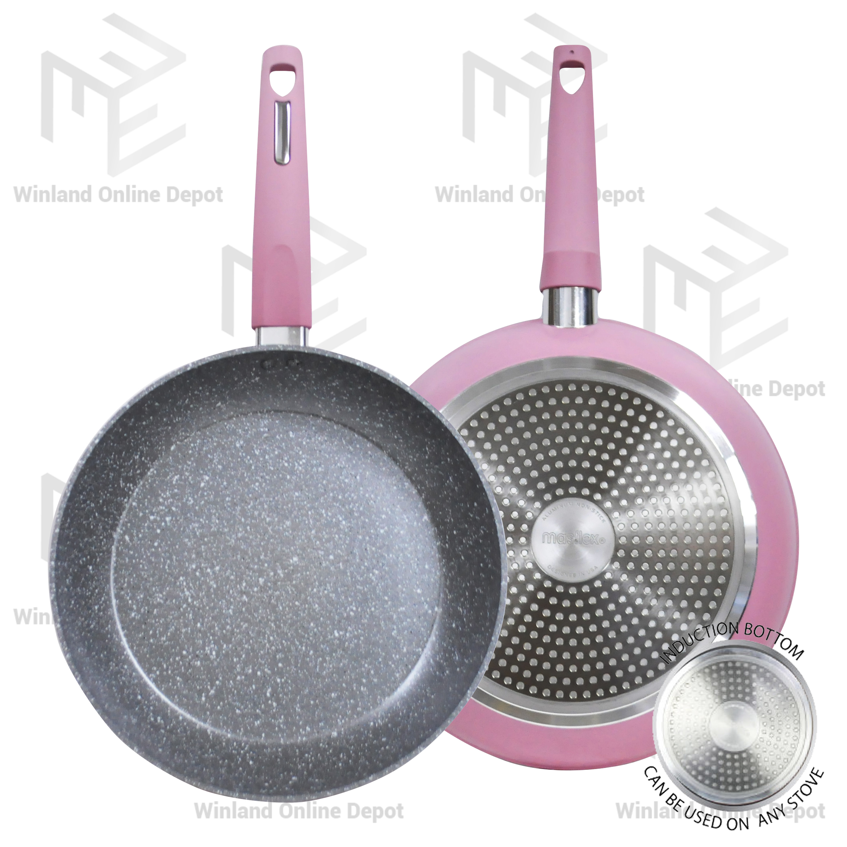 Masflex By Winland Spectrum Aluminum Non Stick Induction Fry Pan 28cm