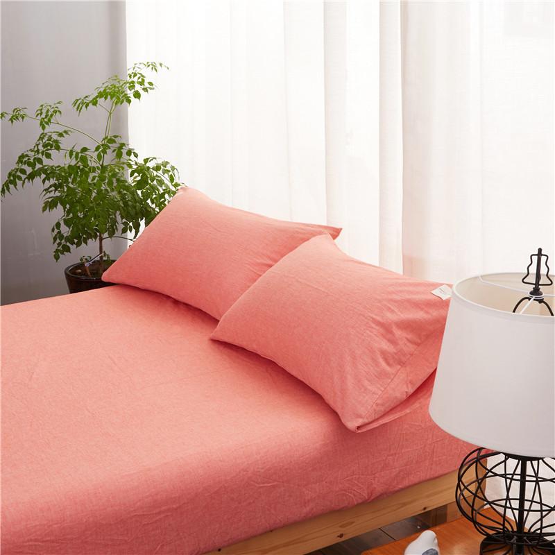 100% Cotton Vỏ Gối Một Cặp Màu Giản Lược Bông Giặt Nước Duy Nhất Vỏ Gối 48*74 Cm 100% Cotton Bộ Ruột Gối