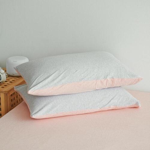 Không In Vân Sọc 100% Cotton Bông Thiên Trúc Vỏ Gối Tốt Bông Dệt Kim 100% Cotton Vỏ Gối 48X74 Cm