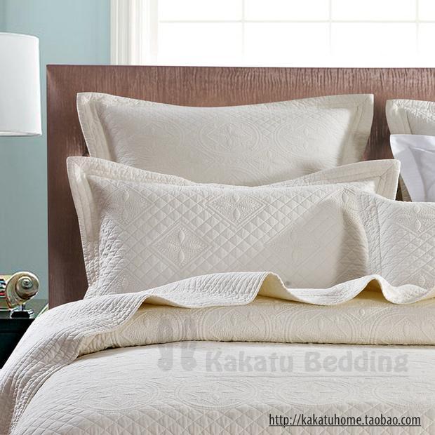 Giá Ưu Đãi Hàng Ngày Âu-mỹ Loại 100% Cotton Dày Quilt Vỏ Gối Bộ Đệm Tựa 48*74 100% Cotton Chần Bông Vỏ Gối