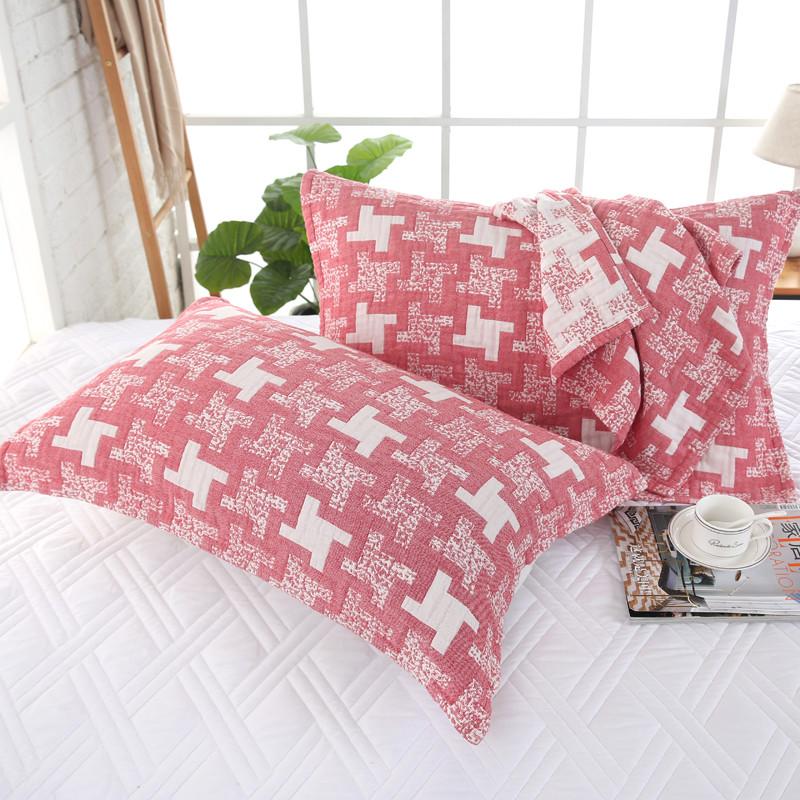 Cặp Vải Xô 100% Cotton Khăn Gối Người Lớn 3 Tầng