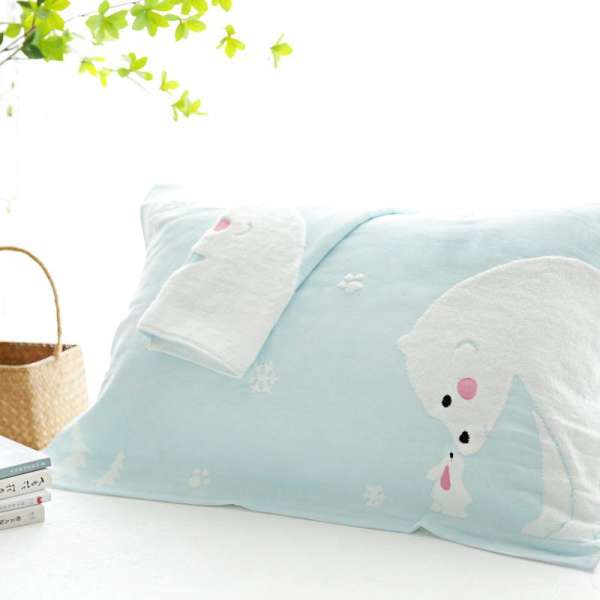 Phong Cách Bắc Âu Mềm Mại 100% Cotton Dệt Nổi Khăn Gối Cặp Cây Giáng Sinh Nai Sừng Tấm Họa Tiết Đơn Khăn Trải Gối Trên Giường Cung Cấp