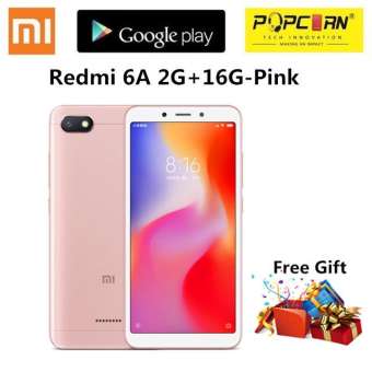 Xiaomi Redmi 6A 2GB RAM 16GB ROM 5.45 Inch Full Screen 13MP+5MP Camera AI Face Dual Sim Cards Smartphone Mobile Phone