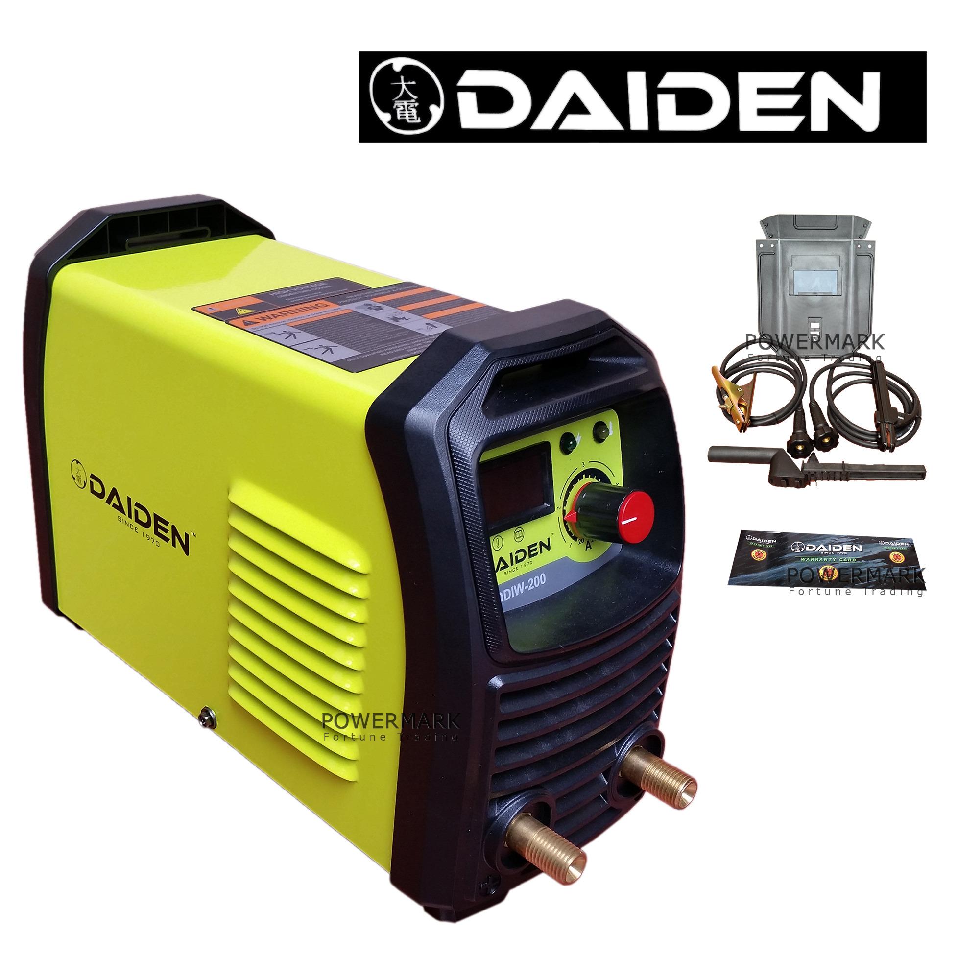 Daiden DDIW 200 Digital Inverter MMA Welding Machine 200 Amperes