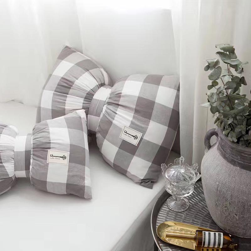 Ins Mốt Thời Thượng 100% Cotton Ô-tô Xe Đệm Tựa Gối Ôm