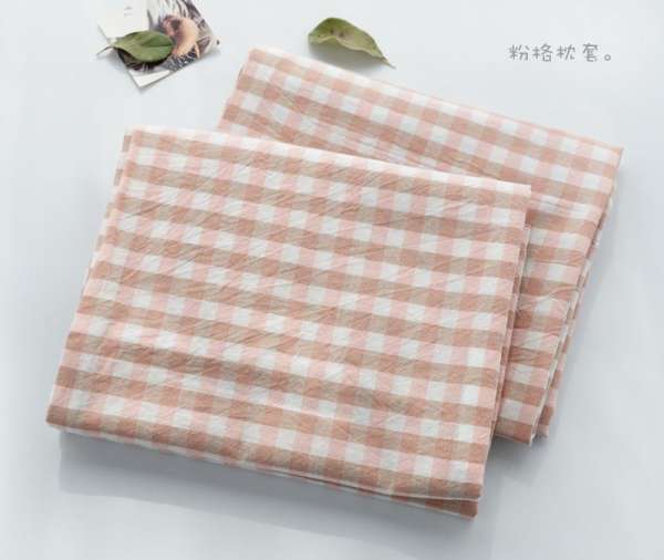 100% Cotton Giặt Bằng Nước Vải Cotton Cặp Tiếng Nhật Vỏ Gối Kẻ Sọc Vỏ Gối Bông Giặt Nước Cỡ Đại Sinh Viên Gối Đơn Với