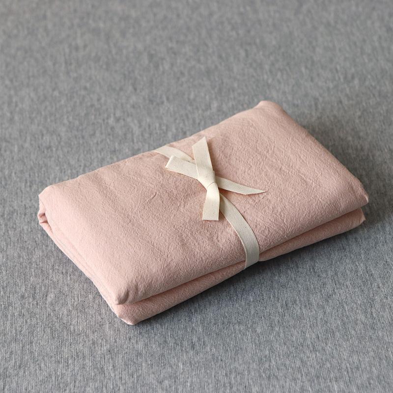 Bông Giặt Nước Vỏ Gối 100% Cotton 4874 Sản Phẩm Tốt Gió 100% Cotton Màu Phong Cách Nhật Bản Giản Lược Kẻ Sọc Cặp Vỏ Gối