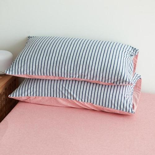 Không In Vân Sọc 100% Cotton Bông Thiên Trúc Vỏ Gối Tốt Bông Dệt Kim 100% Cotton Vỏ Gối 48X74 Cm