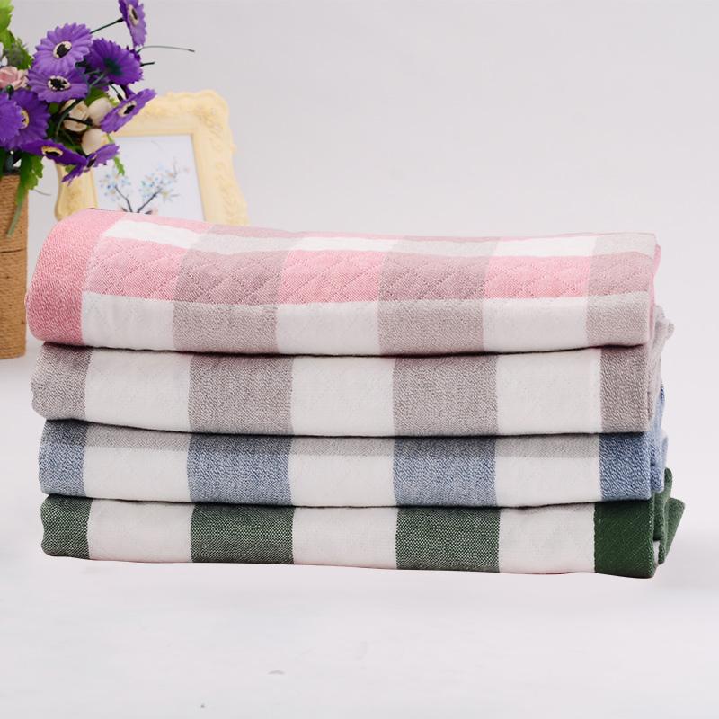 Ba Lớp Vải Xô 100% Cotton Khăn Gối Cặp Thấm Mồ Hôi Thoáng Khí 50X76 Cm Sinh Viên Gối Đôi Khăn Buộc Đầu 2 Dải Vải 100% Cốt Tông