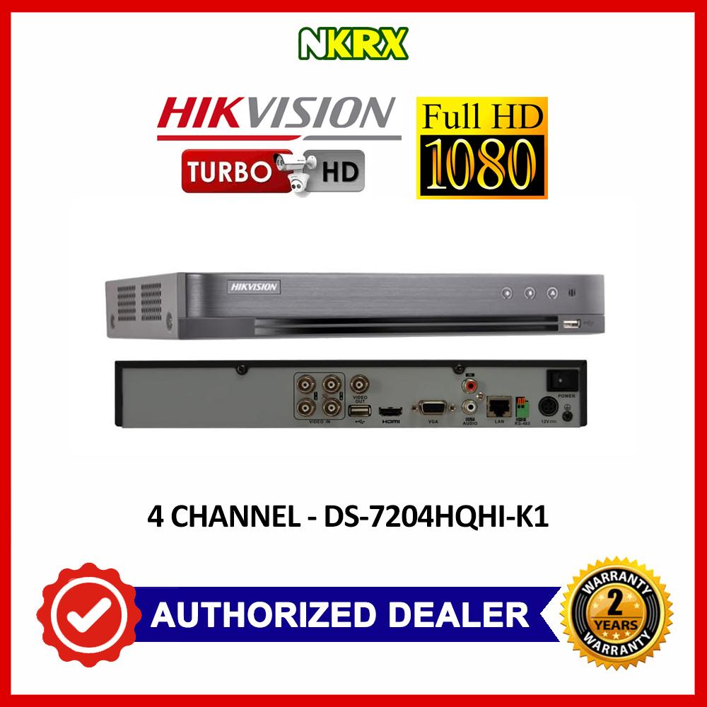 Hikvision 4 Channel Turbo HD DVR DS 7204HQHI K1 2MP 1080P 1 SATA