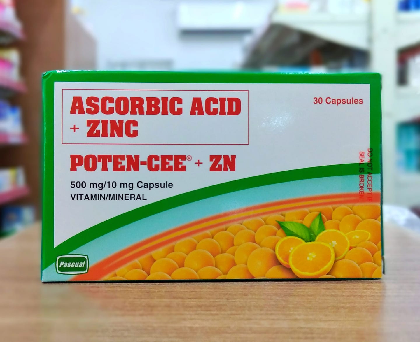 New Potencee Vitamin C With Zinc Mg Mg Capsules Lazada Ph