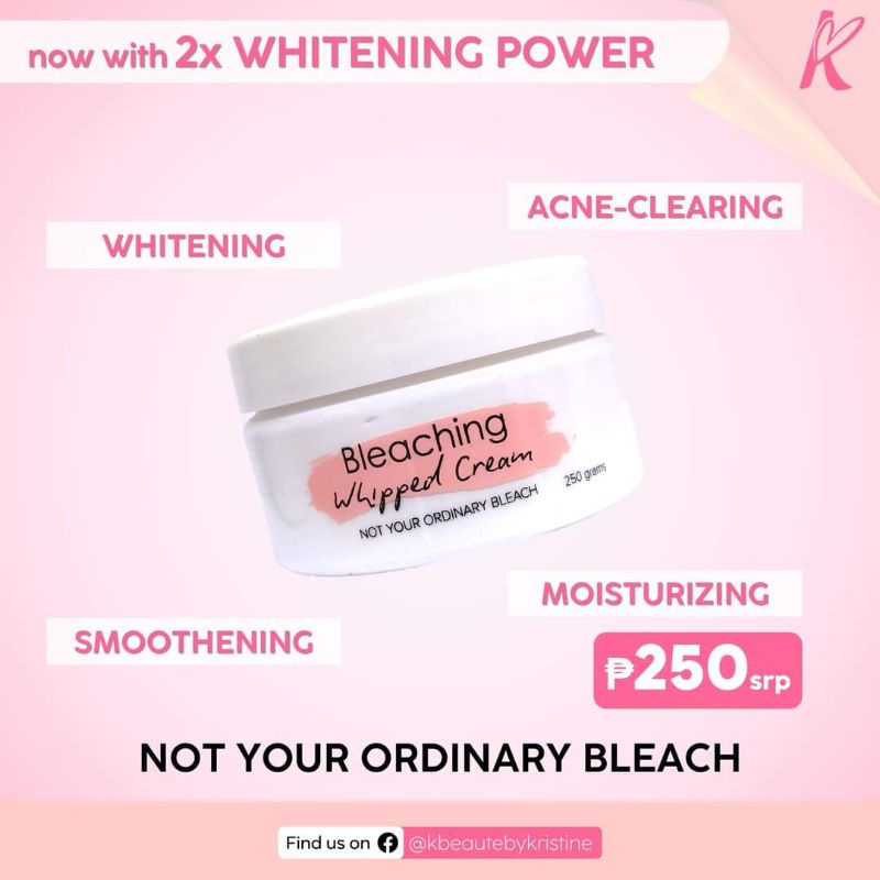 K Beaut Bleaching Whipped Scrub Cream Lazada Ph