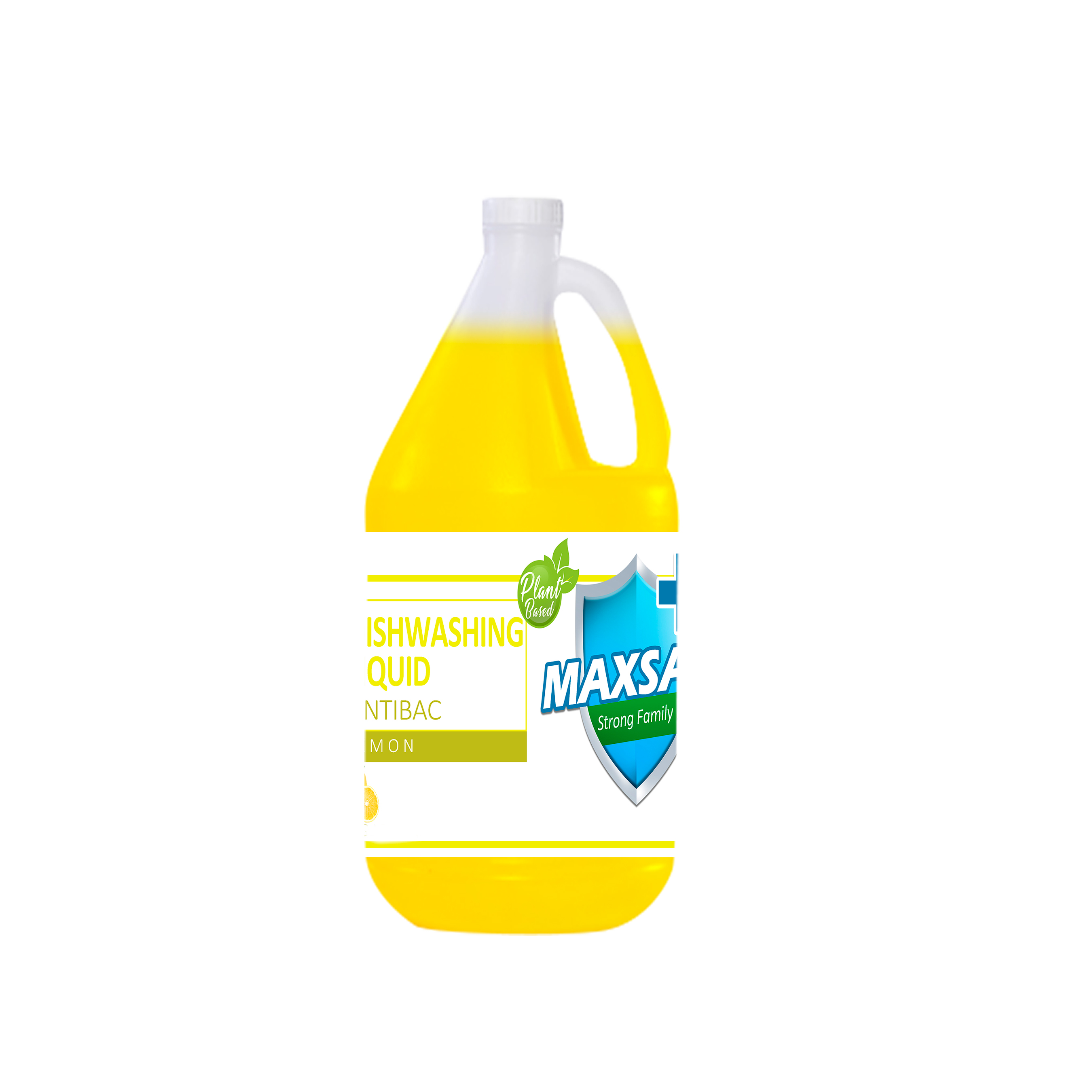 Gallon Plant Based Maxsafe Antibac Dishwashing Liquid Lemon Grease