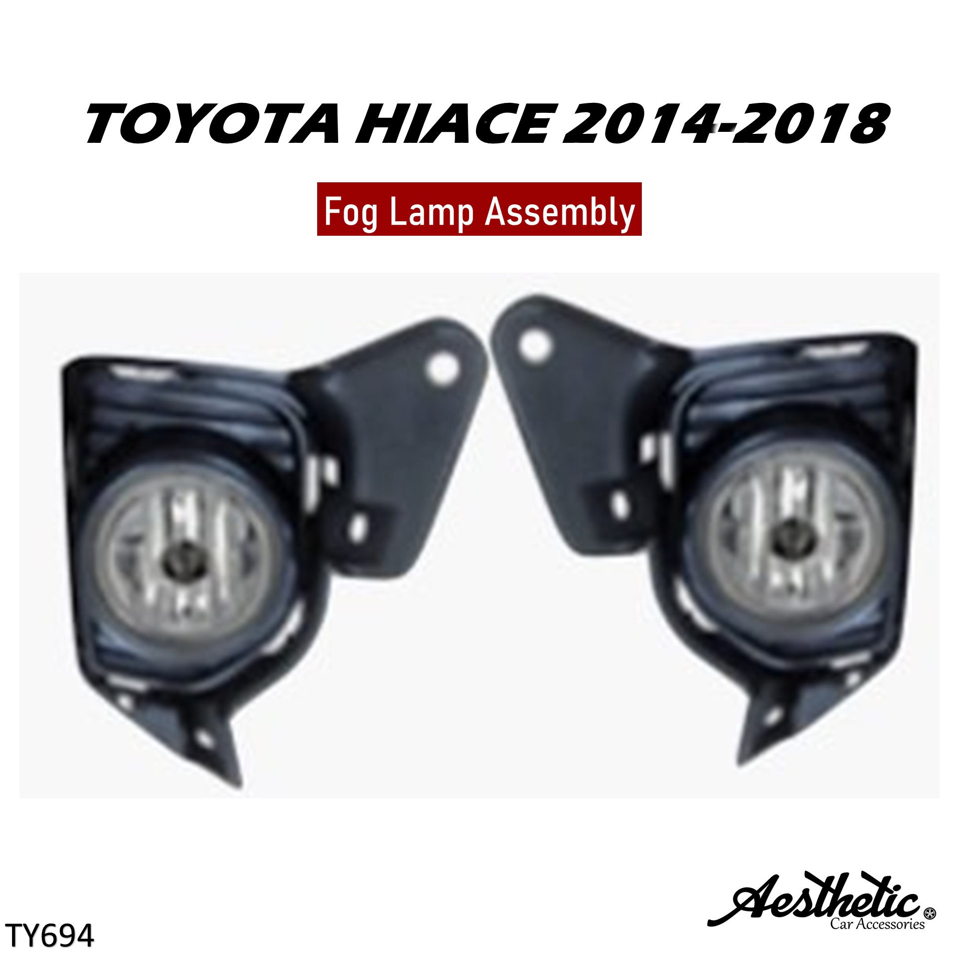 Toyota HIACE 2014 2015 2016 2017 2018 Fog Lamp Fog Light Assembly