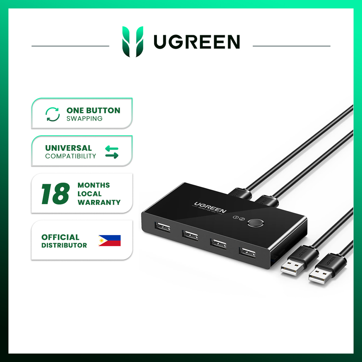 Ugreen In Out Usb Sharing Switch Box Ph Lazada Ph