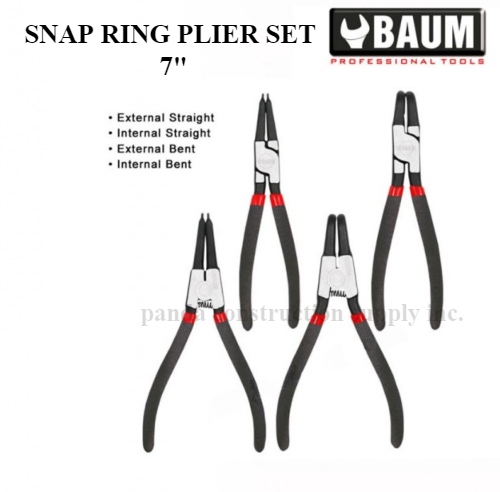 BAUM Snap Ring Plier Set 7 4pcs Lazada PH