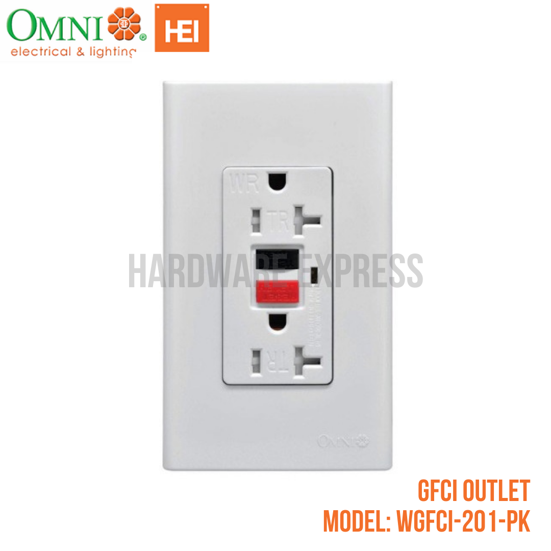 Omni Gfci Outlet Duplex Safety Outlet A V Wgfci Dgfci