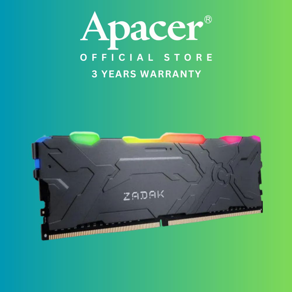 Apacer Zadak MOAB RGB 8GB DDR4 3200MHz CL16 1 35V Desktop Gaming Memory