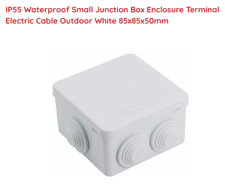 Ip Waterproof X X Mm Junction Box Plastic Abs Enclosure Small