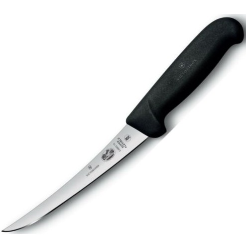 Victorinox Swiss Army Boning Super Flex Blade Black Fibrox Handle