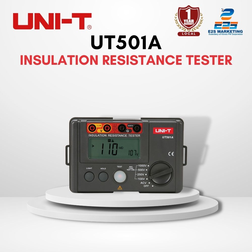 UNI T Insulation Resistance Tester UT 501A Ground Tester Meg Ohmmeter