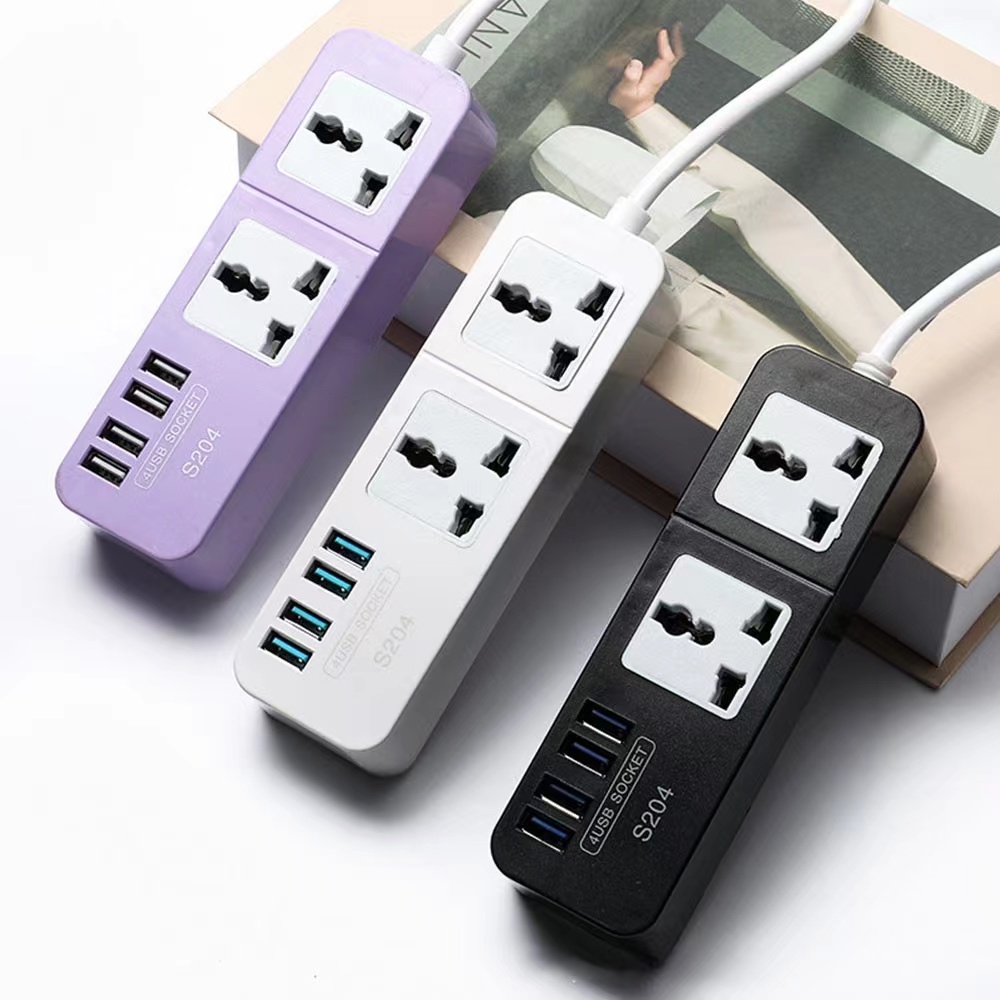 Power Socket Extension Moveable Multi Function Socket With Usb Charging