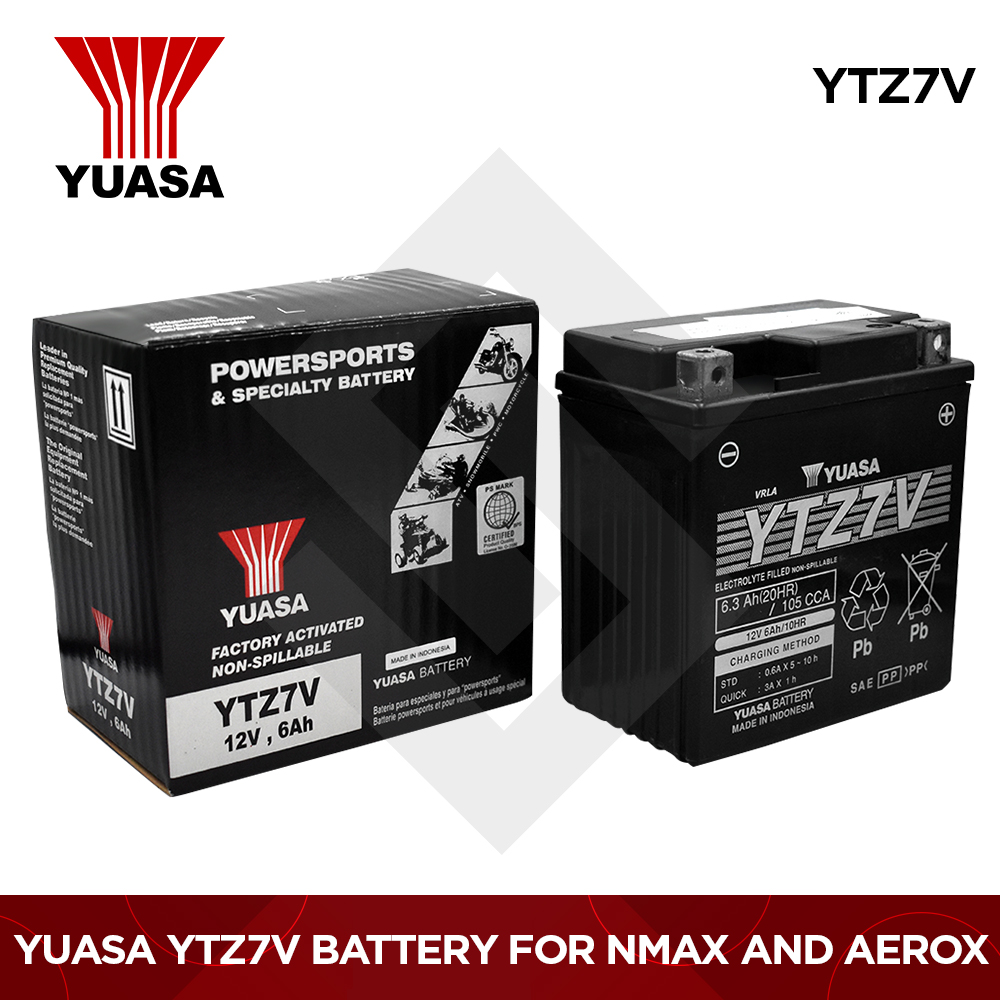 Yuasa Battery Ytz V For Aerox V Motorcycle Battery No Maintenance