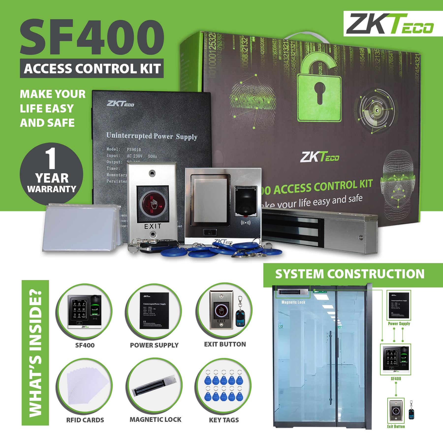 Complete Zk Sf Kit Magnetic Lock Door Access Diy Set Lazada Ph