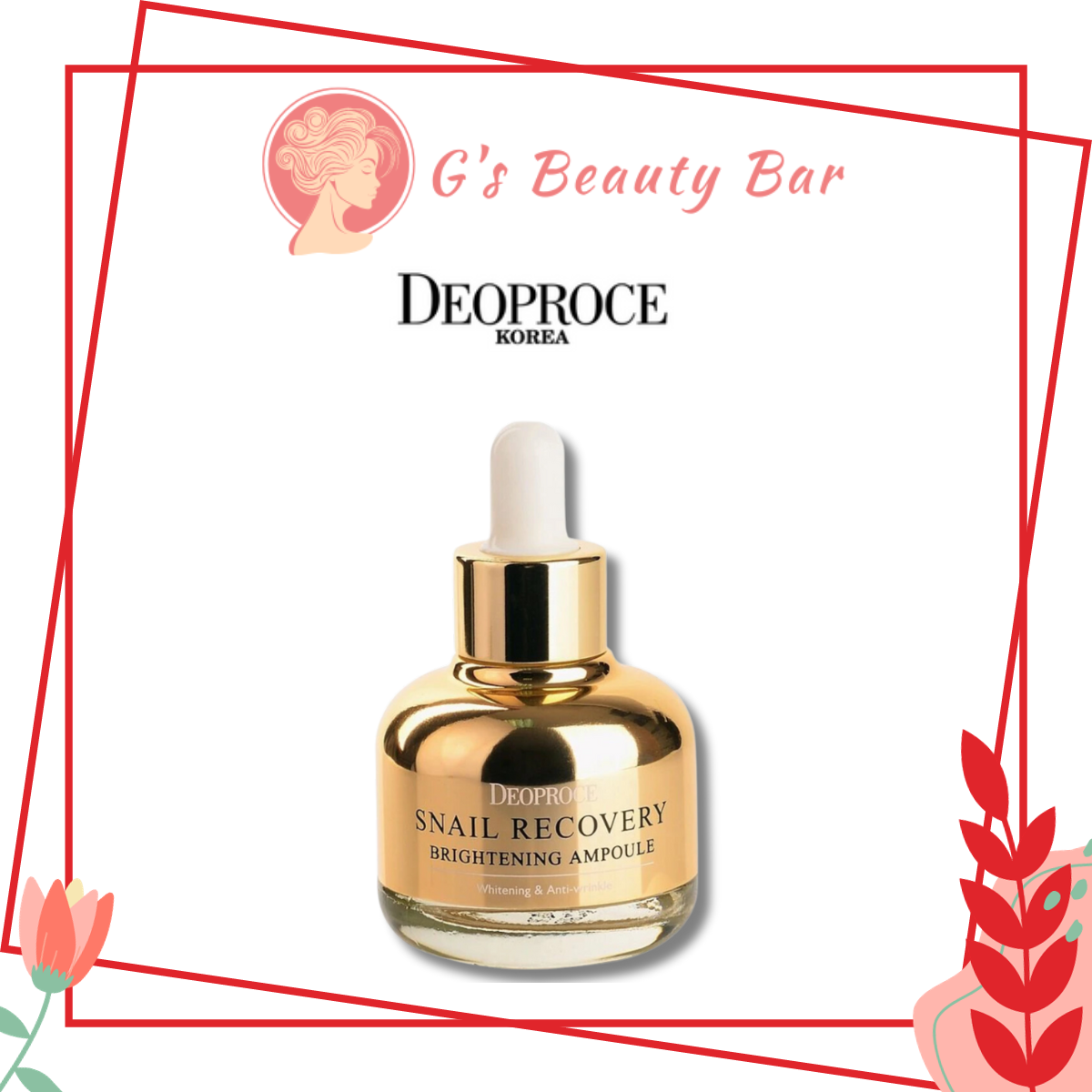 Deoproce Snail Recovery Brightening Ampoule Ml Whitening Anti