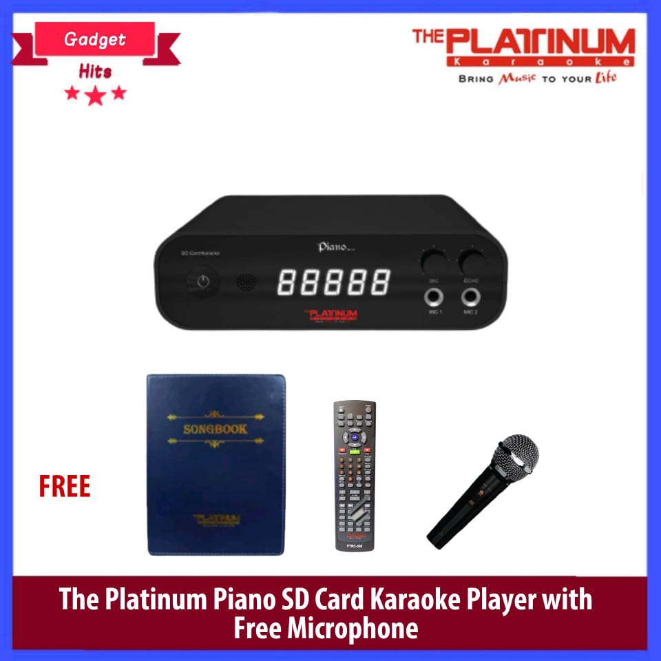 The Platinum Piano SD Card Karaoke Player With Free Platinum DM6000s