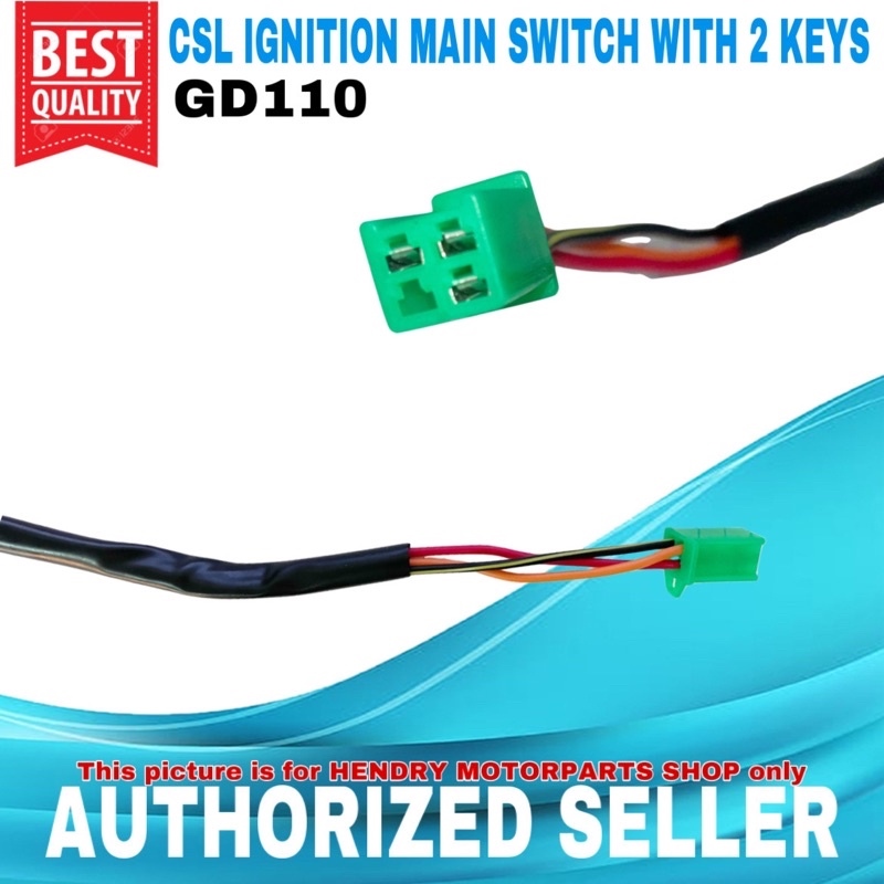 CSL IGNITION MAIN SWITCH 2 KEYS FOR SUZUKI GD110 JAPAN QUALITY