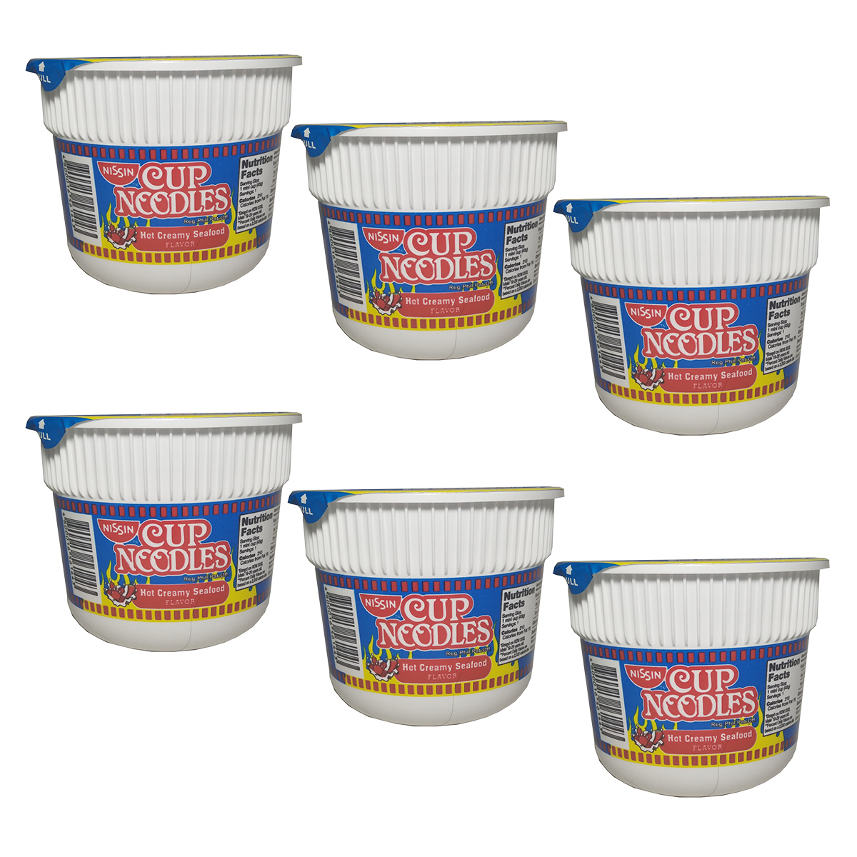 Nissin Cup Noodles Hot Creamy Seafood Flavor G Pcs Lazada Ph