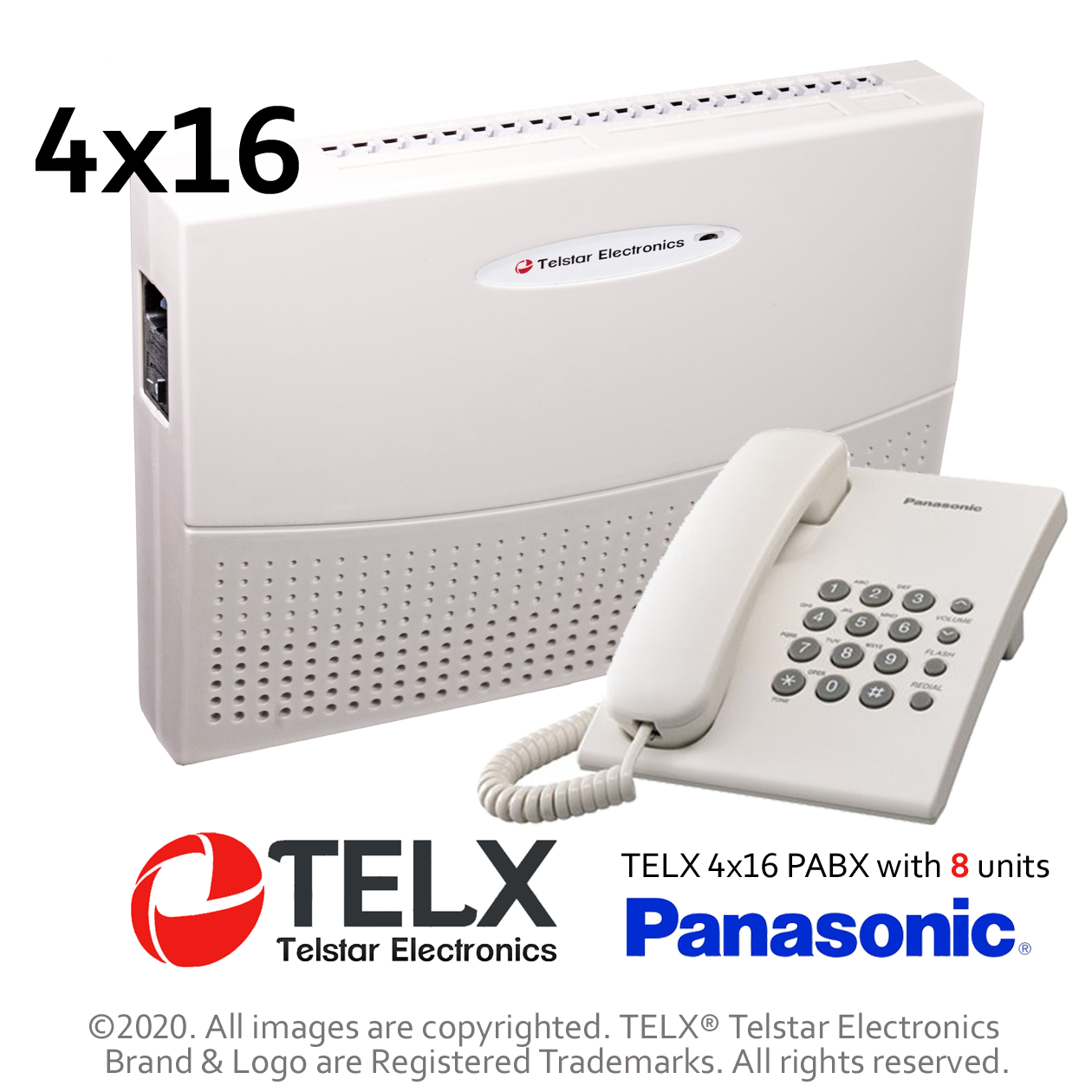 Telx Brand X Pabx With Local Warranty Packaged With Panasonic