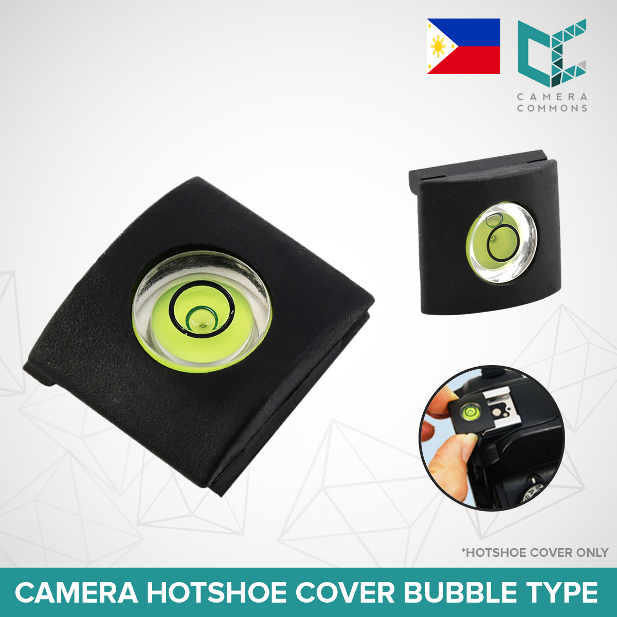 Universal Camera Hotshoe Cover Regular Bubble Type Level Indicator