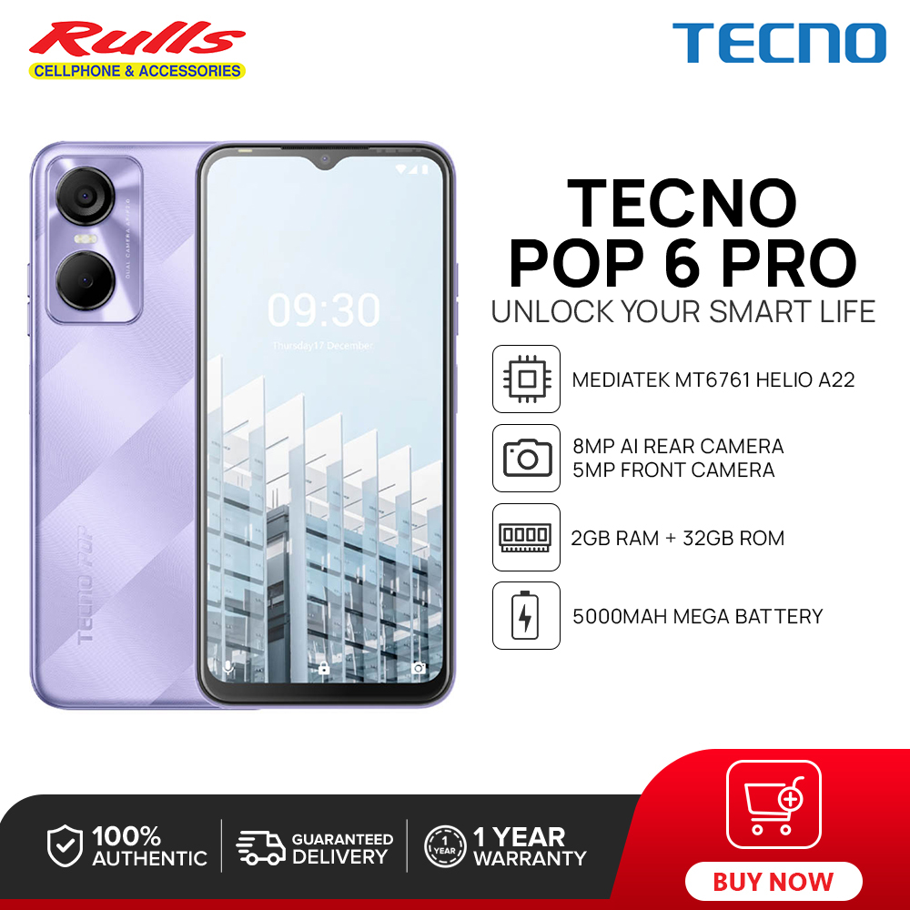 Tecno Pop Pro Smartphone Gb Ram Gb Rom Mediatek Mt Helio