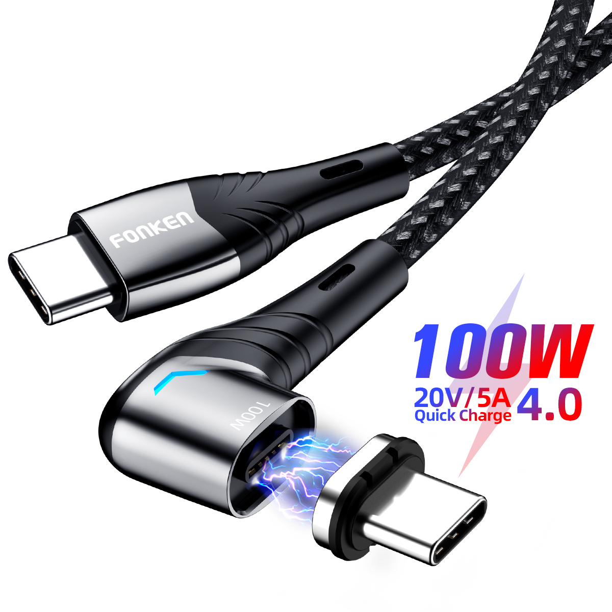 Fonken W Laptop Usb C Magnetic Cable M A Type C To Usb C