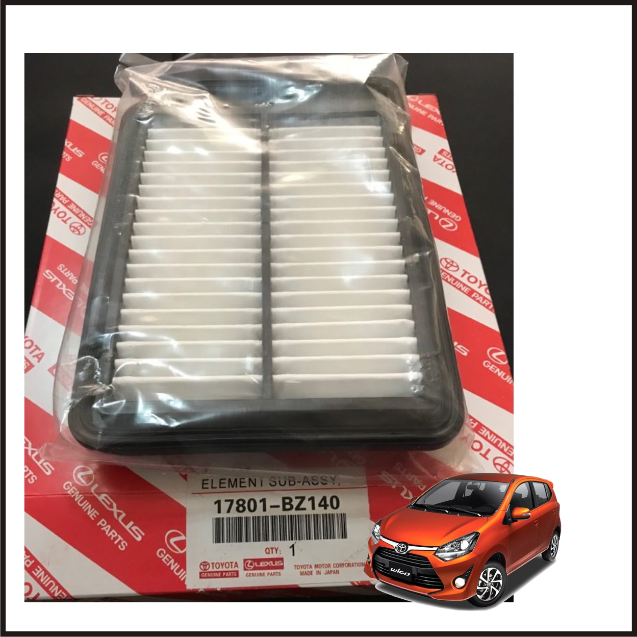 Air Filter For Toyota Wigo Gen Gen Lazada Ph