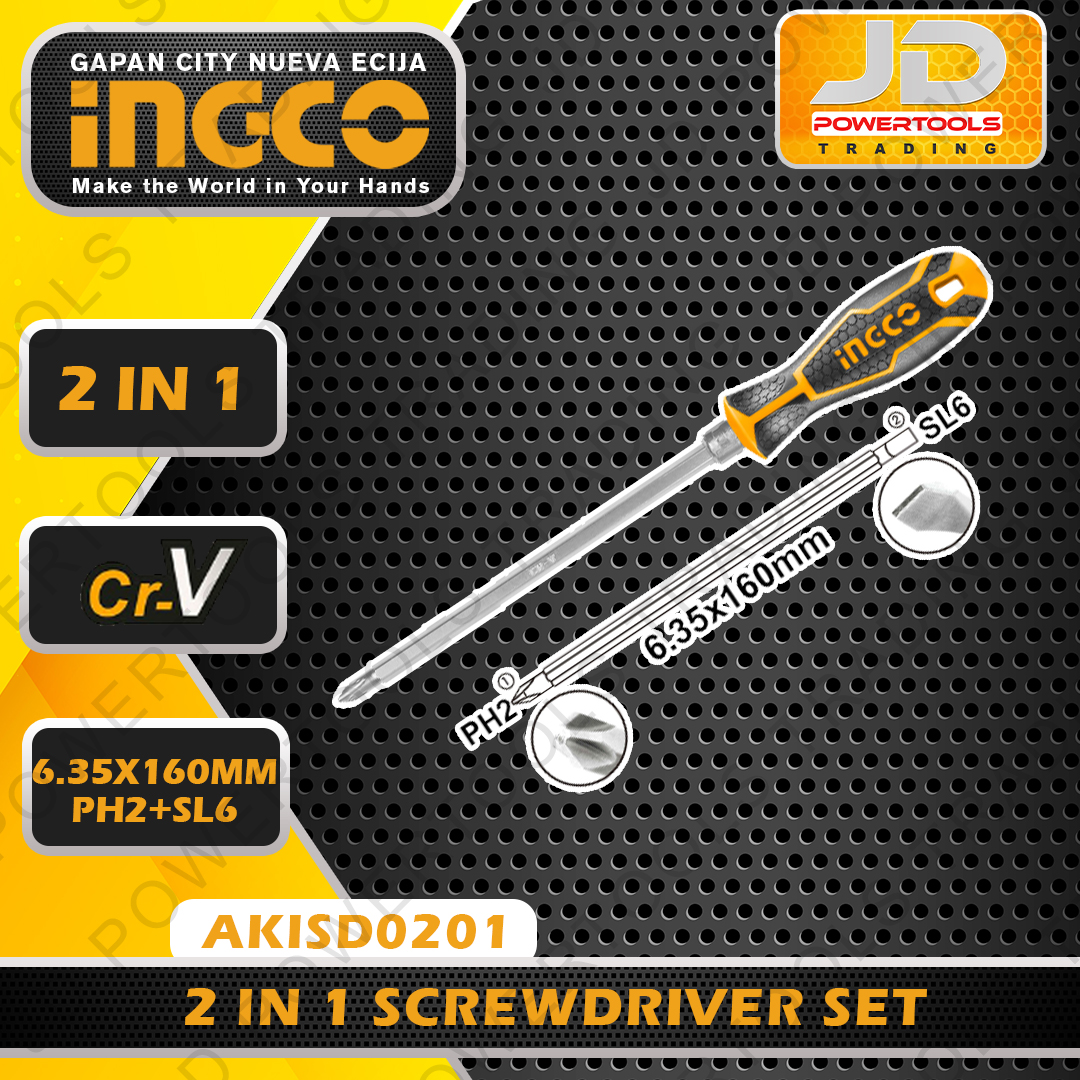 Ingco In Interchangeable Screwdriver Set Akisd Lazada Ph