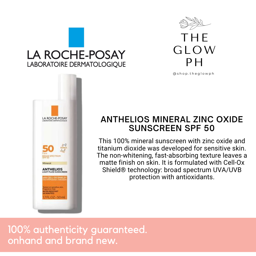 Authentic La Roche Posay Anthelios Mineral Zinc Oxide Sunscreen Spf