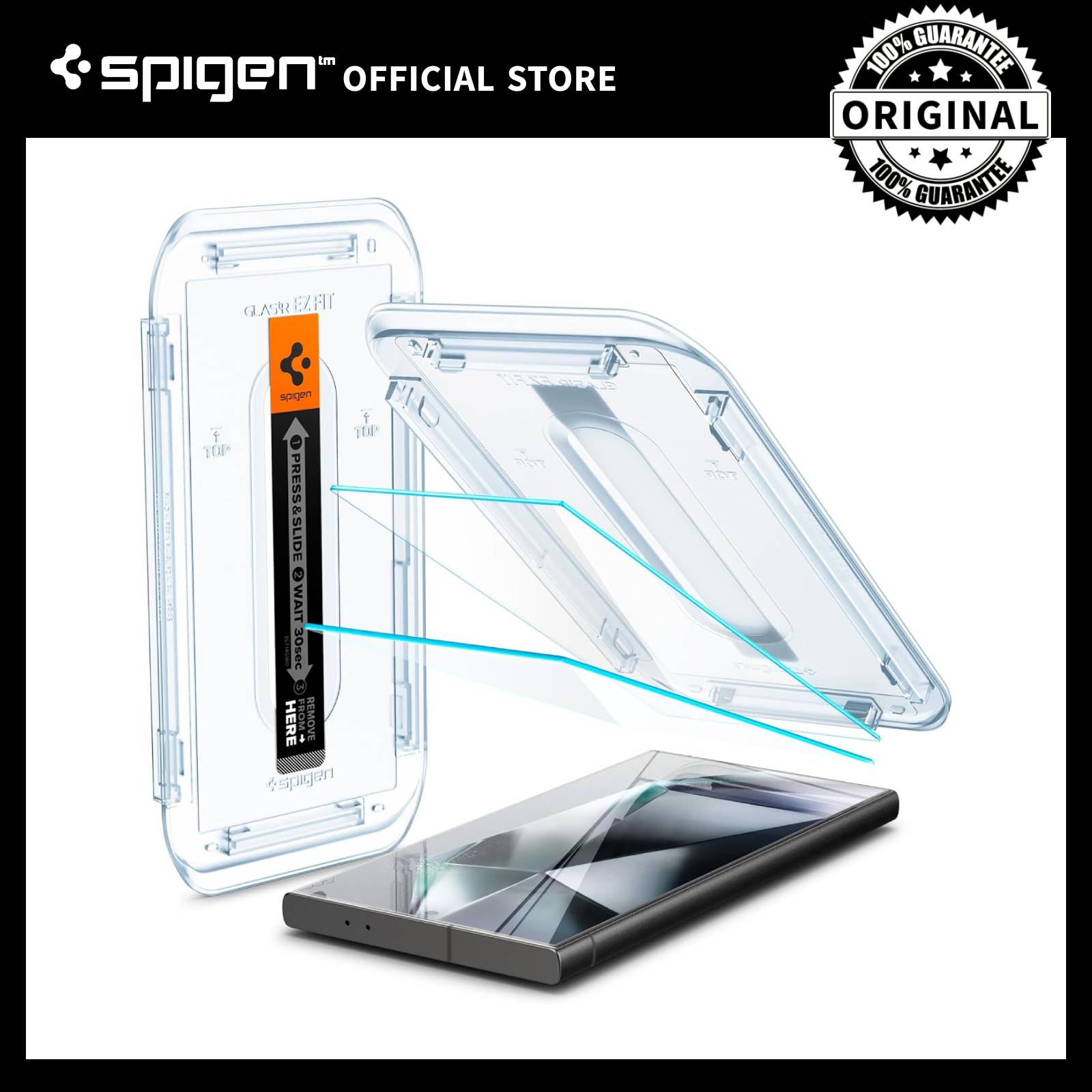 Spigen Galaxy S Ultra Glas Tr Ez Fit Tempered Glass Screen Protector