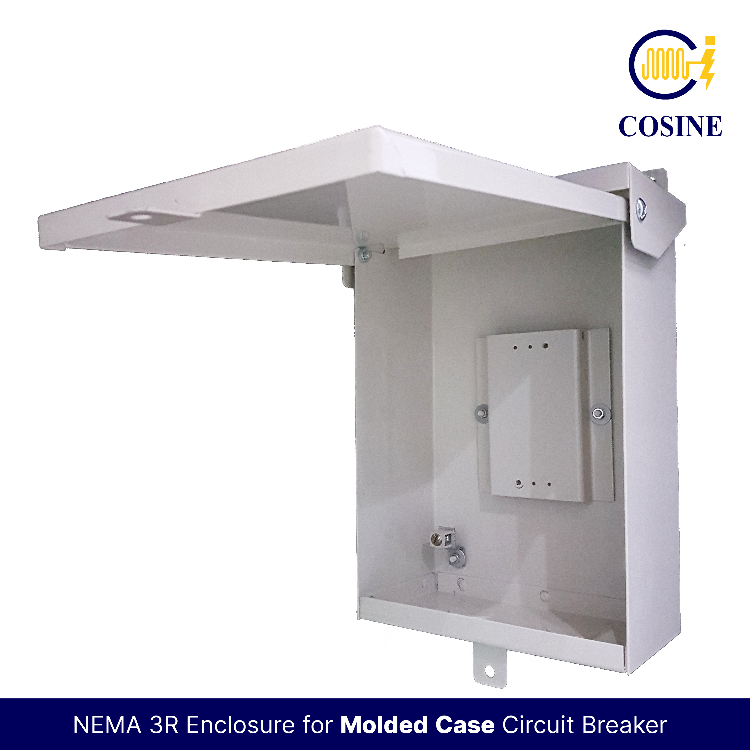 NEMA 3R Enclosure Rain Tight For Bolt On Molded Case Circuit Breaker