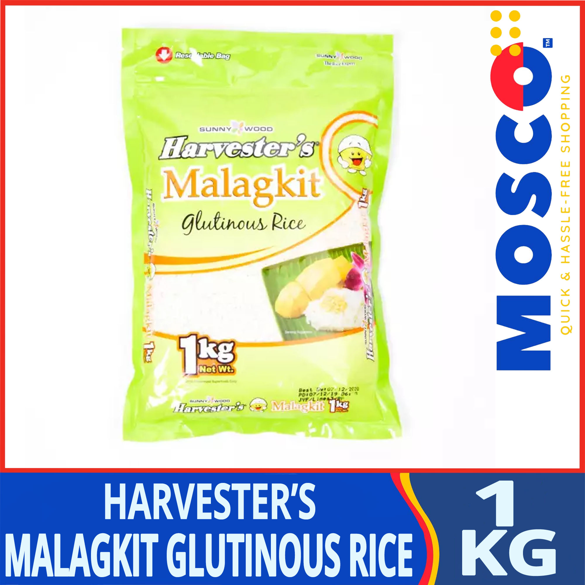 Harvesters Malagkit Glutinous Rice 1kg Lazada PH