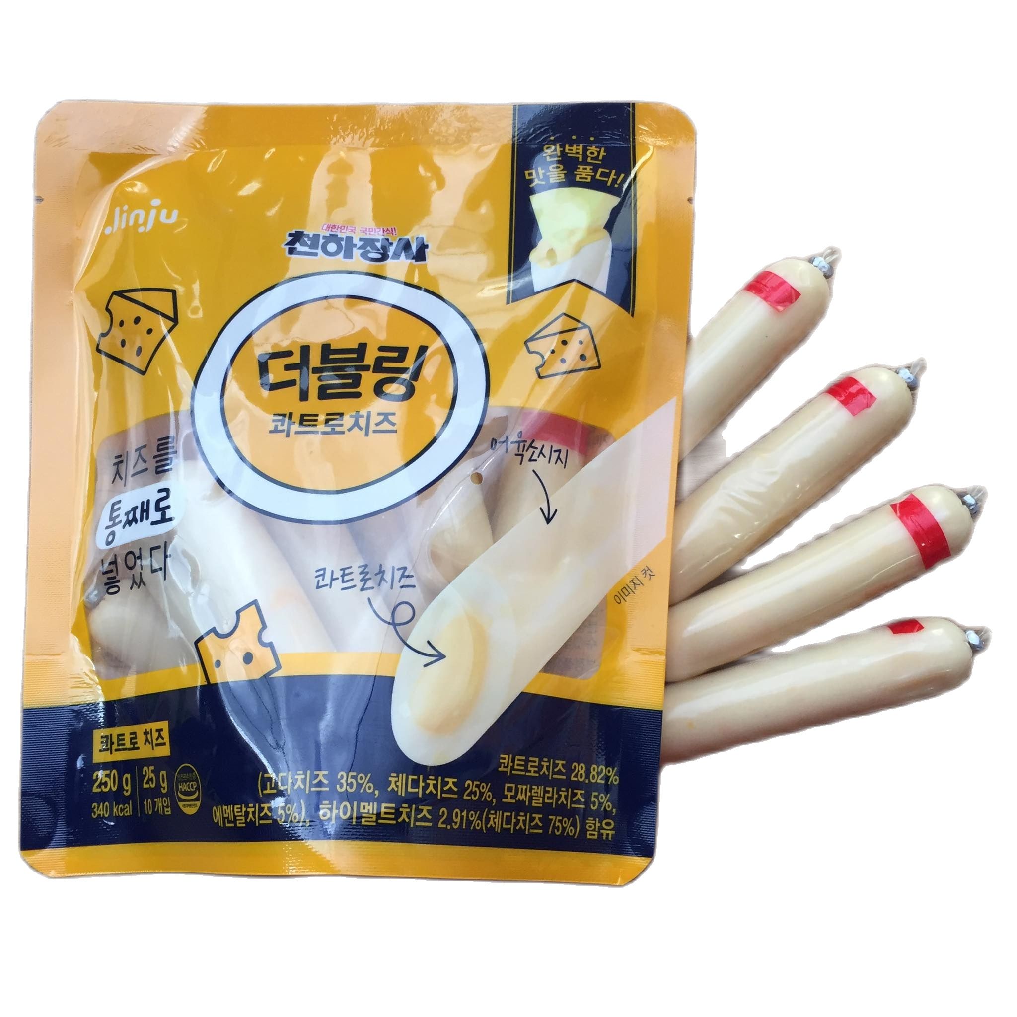 Jinju Cheonghajangsa Doubling Quattro Cheese Sausage Pack Lazada PH