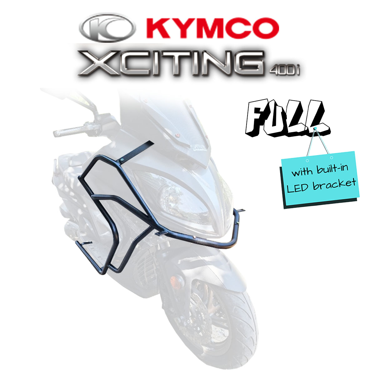 KYMCO XCITING 400i Full Crash Guard HEAVY DUTY Lazada PH