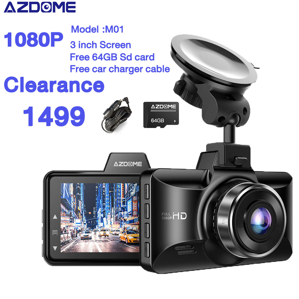 AZDOME M01 M01 Pro 1080P Smart Car Dash Camera With Night Vision ADAS