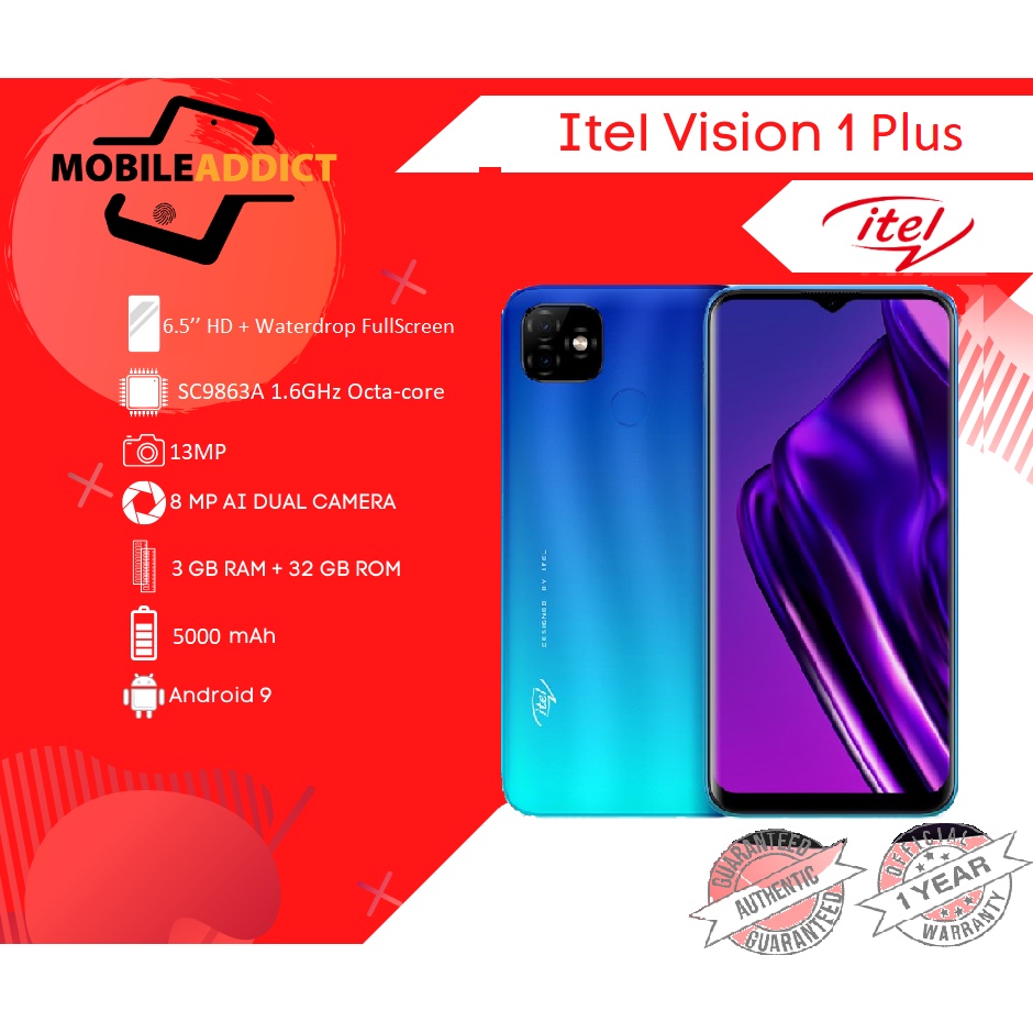 Itel Vision Plus Ntc Year Official Warranty Lazada Ph