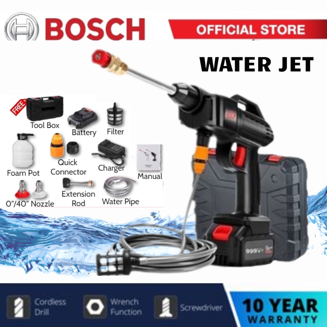 Bosch 999VF Cordless Water Jet Portable Car Wash High Pressure