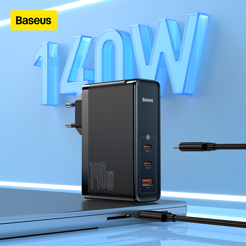 Baseus W Gan Usb C Fast Charger Pd Qc Triple Port Quick